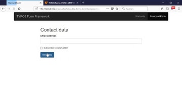 Example for Conditional Variants within the TYPO3 Form Framework