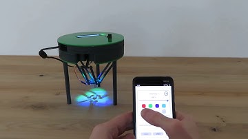 Delta-Robot One: One Smart Control Mobile Colours