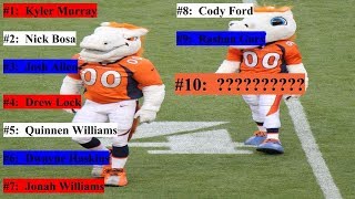 NFL Mock Draft Denver Broncos 10th overall pick select..........
