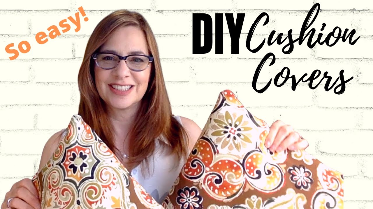DIY Throw Pillows with an invisible zipper: BEGINNER-FRIENDLY!
