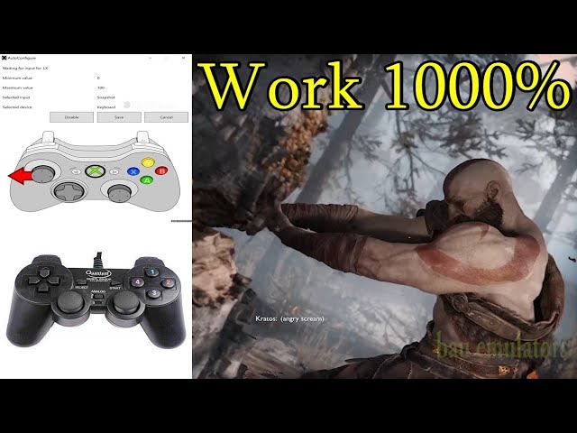 How to Play God of War 2018 With Gamepad/Controller Low Price Not x360ce  Work 1000% 2022 