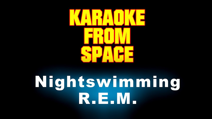 Nightswimming Instrumental version - Instrumental performance video thumbnail
