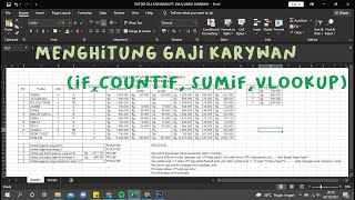 Tutorial Menghitung Daftar Gaji Karyawan Menggunakan Excel Tutorial Menghitung Daftar Gaji Karyawan Menggunakan Excel