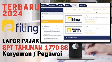 CARA LAPOR SPT TAHUNAN PRIBADI ONLINE 1770 SS UNTUK PEGAWAI/KARYAWAN SWASTA DI TAHUN 2024