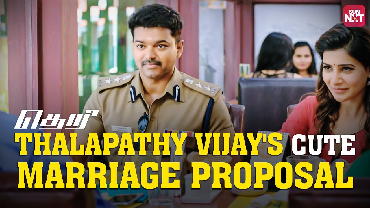 Vijay meets Samanthas family for a marriage proposal  Theri  Vijay  Samantha  Sun NXT