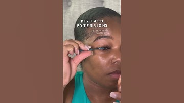 DIY LASH EXTENSION FT I ENVY #diylashextensions #lashextensions #grwm #fyp