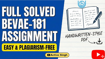 BEVAE-181 Handwritten Assignment 2025–26 | IGNOU Solved Assignment | Environmental Studies  #ignou
