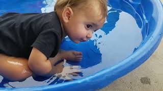 OH WATCH OUT!! Funny Babies Playing With Water Baby Outdoor Videos