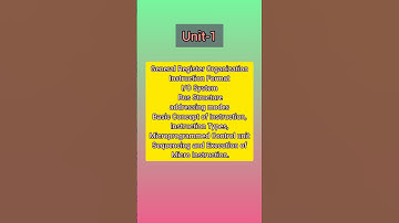 Important topic of computer organization architecture for rgpv exam 2023 4thsem cse#engineering#exam