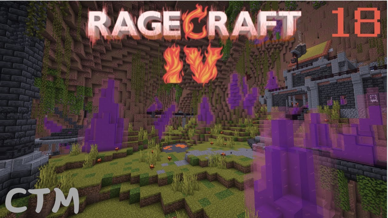 【Minecraft】[CTM] Ragecraft IV: Underworld Ep18-廣闊富含二層水晶谷 - YouTube