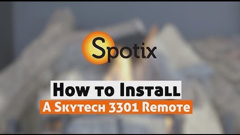 How to Install a Skytech Fireplace Remote - SKY-3301