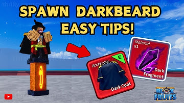How to Spawn Darkbeard and Get Dark Fragment