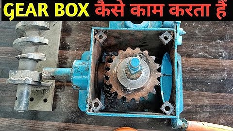 How to work rolling shutter gear box | Gear box |