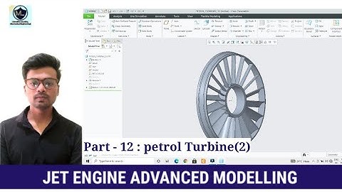 JET ENGINE l ADVANCED 3D MODELLING EXERCISE l CREO l PETROL TURBINE_2 - 12