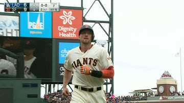LAD@SF: Pence pads Giants