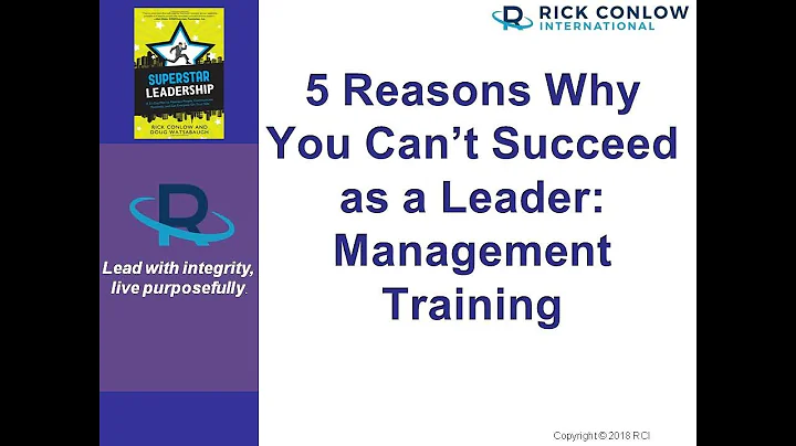 5 Reasons Why You Can't Succeed as a Leader-Managemen...  Training