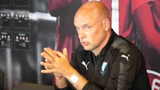 Presskonferens inför returen mot FC Midtjylland