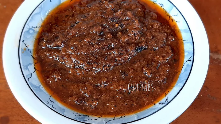 How to make SHITO without shrimps | BLACK PEPPER SAUCE. Ghanaian shito