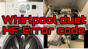 How to Fix #Whirlpool Duet #Washer Flashig "HF" Error Code | Model GHW9150PW0