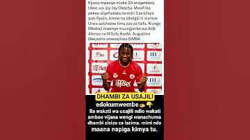 ILA SIMBA Hii Si Ni Dhambi Ya Usajili 