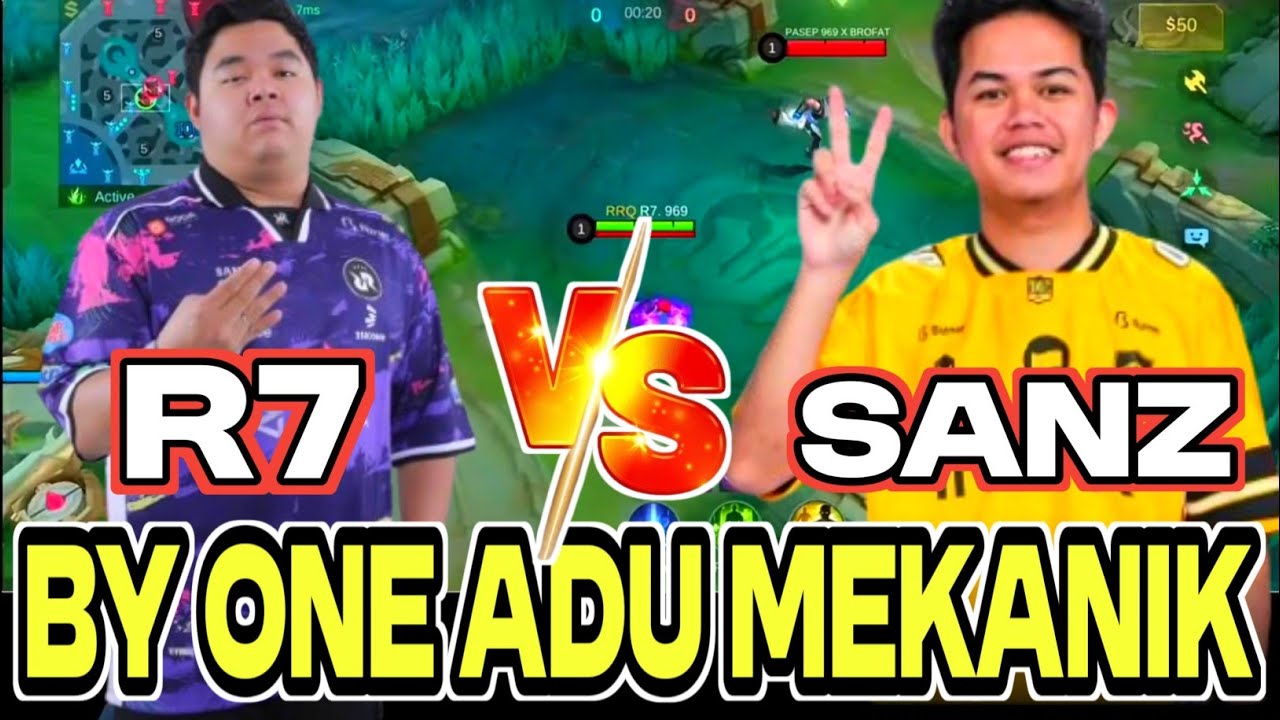 ADU MEKANIK SANZ VS R7 TATSUMAKI😱