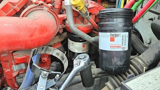 How to replace ISB 13 / FF63054NN / 5660774 fuel filter