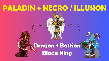 [Farsi] Hustle Castle; Paladin-Necromancer/illusionist ,Best Supporter Tank-Mage Set 2023