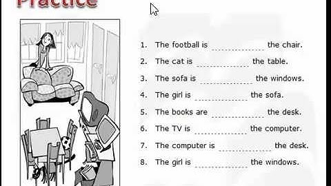 Preposition of places, material design for virtual environment