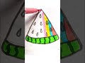 Easy watermelon 🍉 drawing #viral #youtubeshorts #trending #satisfying #drawing #art