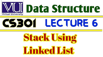 virtual University CS301 Data Structure Lecture 6
