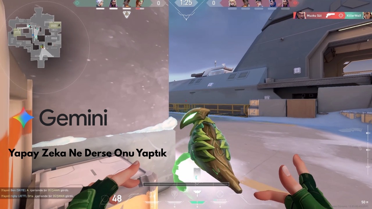 Gemini Buda Olmaz Artık!!!! | Yapay Zeka Mücadeleleri Valorant