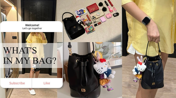 What’s in my bag? 2024 : พกอะไรในกระเป๋า Bimbaylola bag