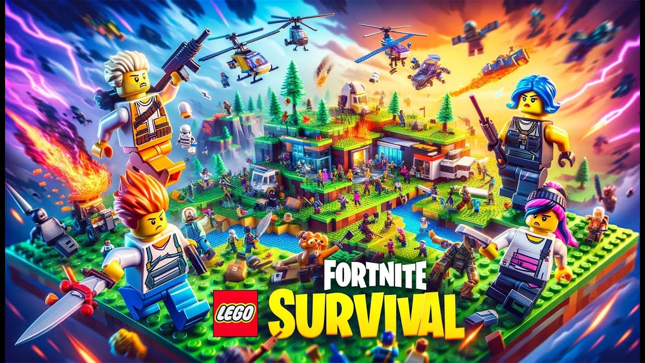 🧱 Live Let's Play: LEGO Fortnite Building the Village 🏹🛡️ 