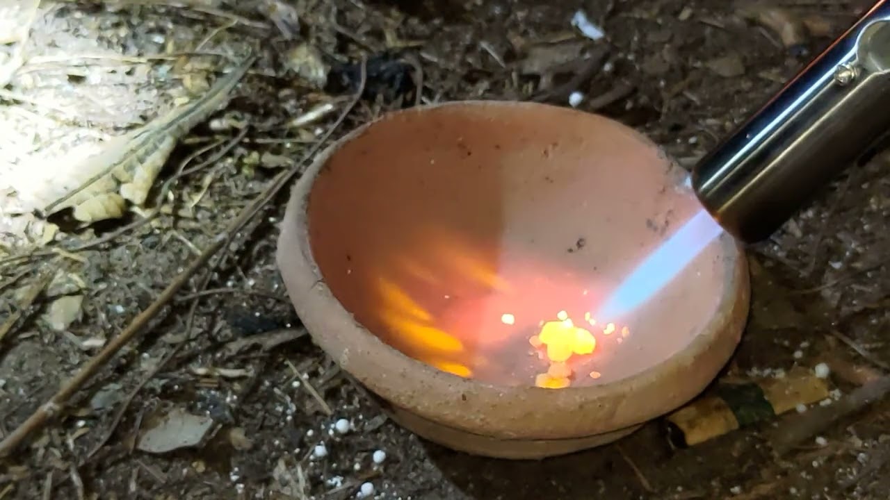 Melebur Emas Dengan Alat Sederhana