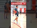 CROSSOVER tip to help you with your rhythm to gather the 🏀 into your shot!