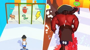 Monster Evolution Run 🙎🦕👹 Gameplay Walkthrough All Levels Game Android,ios