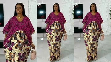 How To Cut and Sew Trendy Bubu Caftan/ Agbada Gown with pocket