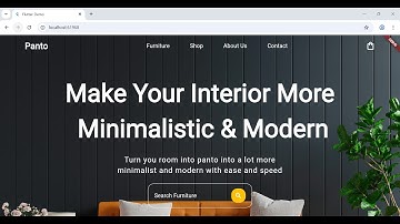 Flutter Webpage UI Tutorial | Panto Furniture Landing Page (Responsive Design + Live Demo)