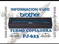 Video Tutorial Impresora térmica BROTHER PJ-623 Tattoo en Akira Body Art