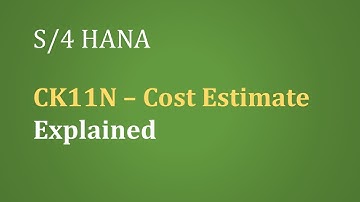 SAP CO Product Cost Estimate Execution - CK11N- Udemy Course Coupon    ONLY_360