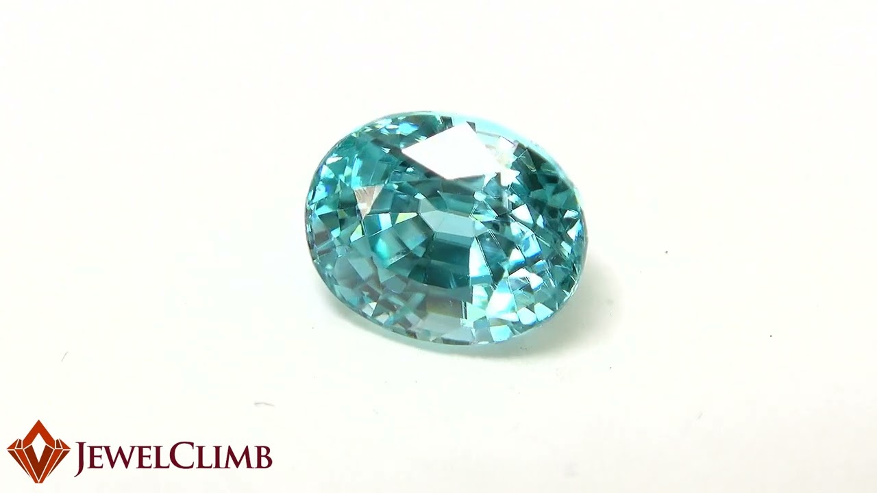 ルース鑑別書付き】強烈な輝きが魅力の宝石ブルージルコン3．85CT