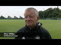 Chris Wilder interview at Sheffield United's pre-season training camp