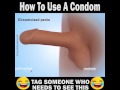 How to use a condom!