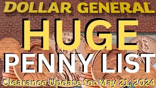 Dollar General New Huge Penny List and Clearance Update