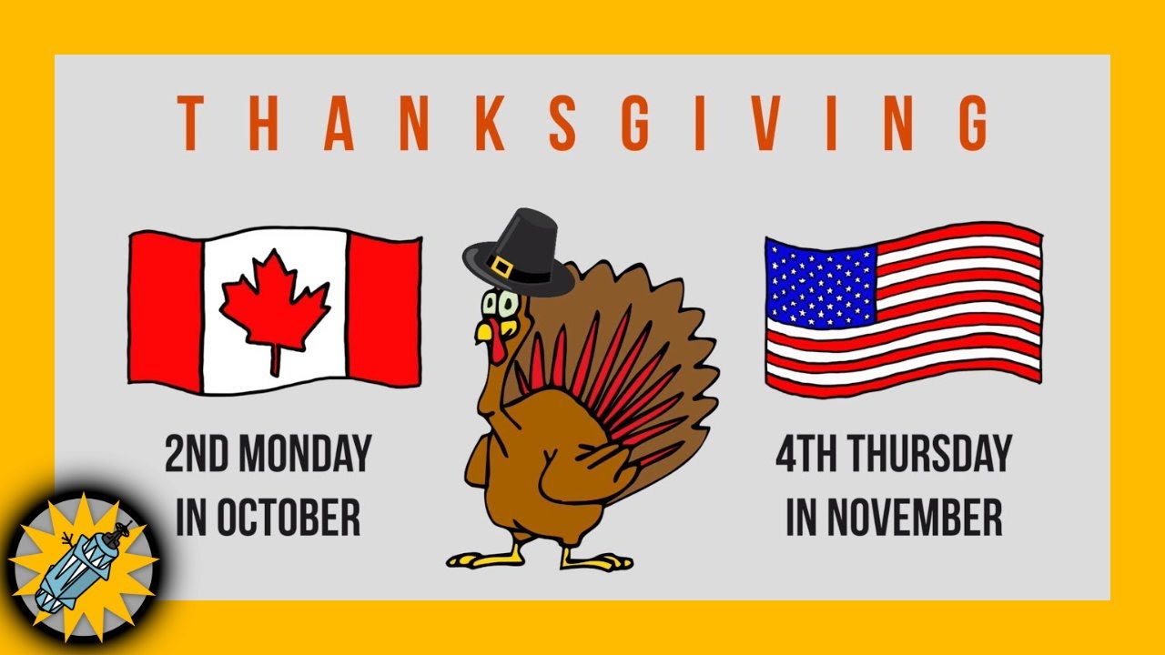 When Is Thanksgiving Canada Vs USA YouTube