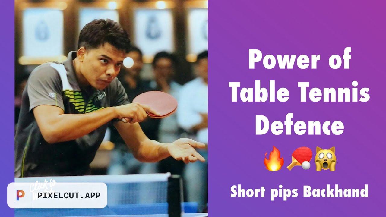 Power of Table Tennis Defence (Short Pips) - National Ranking Highlights 