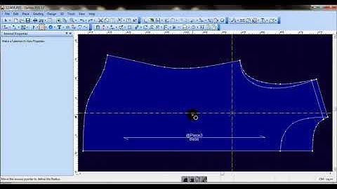 Optitex ND Circle tool, We can create a circle object with a defined radius by this tool