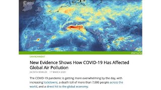 コロナウィルスによって、空気中の汚染が減った 3/19 13:00-14:00(JST) ワークショップLIVE