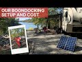 Our Portable Solar Panel and Generator Setup For Boondocking In Our RV