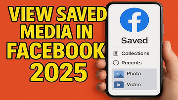 How To View Saved Media In Facebook (2025)